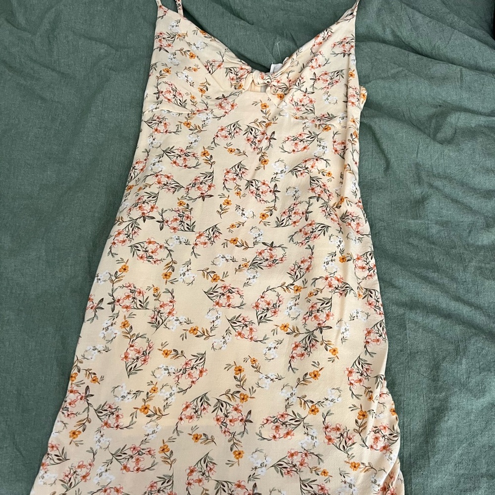 La Hearts Strapless Floral Dress
